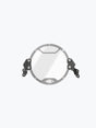 Legundary Custom Hness Oculus headlight shield black mild steel headlight guard protector Honda CB350
