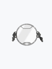 Legundary Custom Hness Oculus headlight shield black mild steel headlight guard protector Honda CB350