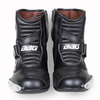 BBG RidePro black leather motorcycle riding boots with TPU protection