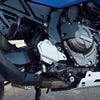 Legundary Custom Titan Boot Guards for Suzuki V-Strom 800DE Silver CNC Aluminium Tank Side Panel Protection