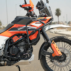 Mototorque black crash guard KTM 250 390 Adventure X engine protection polymer slider heavy duty