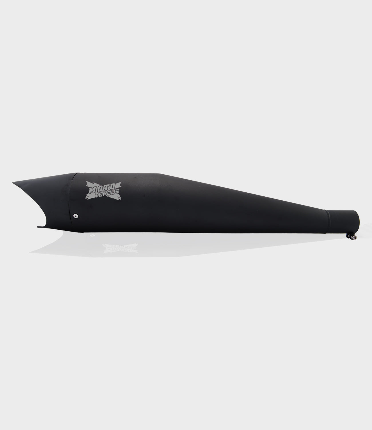 Moto Torque Shark Black Performance Exhaust for Royal Enfield UCE Models