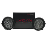 Maddog Lycan Auxiliary LED Lights 10800 Lumens Dual Mode Spot and Flood for Motorcycle IP67 Waterproof