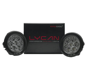Maddog Lycan Auxiliary LED Lights 10800 Lumens Dual Mode Spot and Flood for Motorcycle IP67 Waterproof