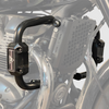 Auto Engina Crash Guard with Built-In Polyamide Slider for Royal Enfield Super Meteor 650 Gloss Black 27mm Mild Steel