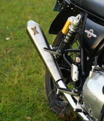 Moto Torque Drag performance exhaust for Royal Enfield Interceptor 650 and GT 650 pack of 2