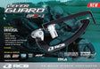 RCB GP2 V1 black motorcycle lever guard set 01H0083B