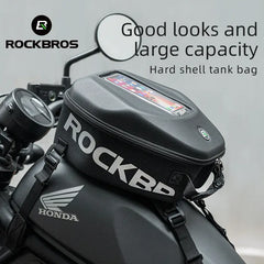 MOTO VANGUARD 3L Waterproof Motorcycle Tank Bag with Tank Lock Black Oxford Fabric