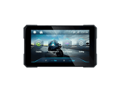 Sash Gears S3 Smart Riding Display with 5 inch touchscreen, wireless Apple CarPlay, Android Auto, dual HD cameras, TPMS and magnetic quick-detachable mount