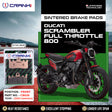 CRANK1 CB036 Sintered Front Brake Pads for Ducati Scrambler Full Throttle 800 2023 Onwards Motorcycle Brake Pads