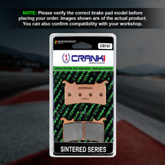 CRANK1 Sintered Front Brake Pads for Honda CBR1000RR-R Fireblade SP 2021-2022 and Honda CBR1000RR-R Fireblade 2020-2022
