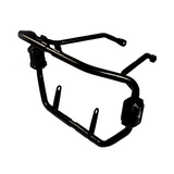 Auto Engina Crash Leg Guard for Royal Enfield Hunter 350 27mm 22mm Mild Steel Gloss Black with Sliders