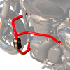 Auto Engina Crash Leg Guard for Royal Enfield Hunter 350 27mm 22mm Mild Steel Gloss Black with Sliders