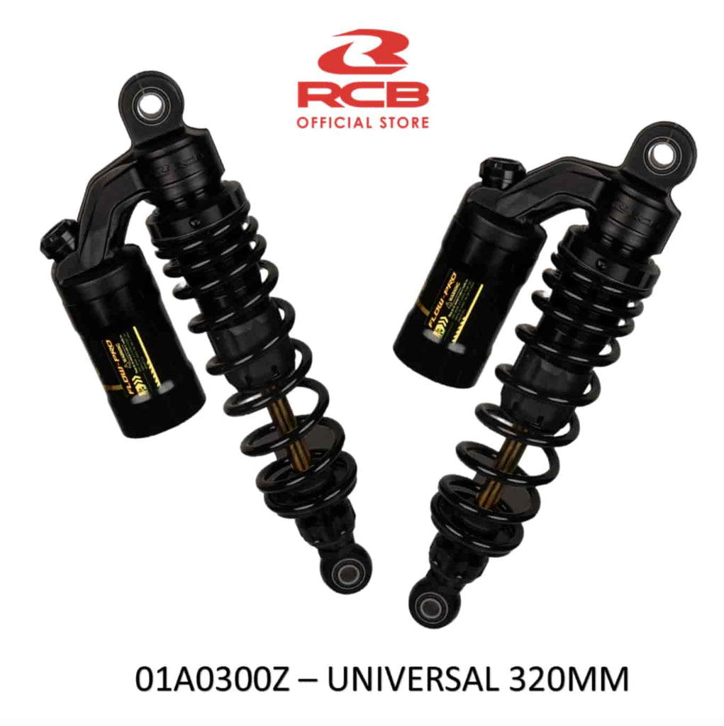RCB Flow Pro 320mm black rear shock absorber 01A0300Z