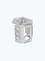 Legendary Custom Interceptor 650 rear brake fluid cap stainless steel silver reservoir cover