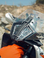 Legundary Custom KTM ADV 890 Obex Headlight Grill Black mild steel headlight protector guard
