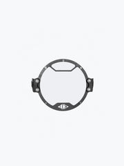 Legendary Custom Interceptor 650 oculus headlight shield black mild steel guard
