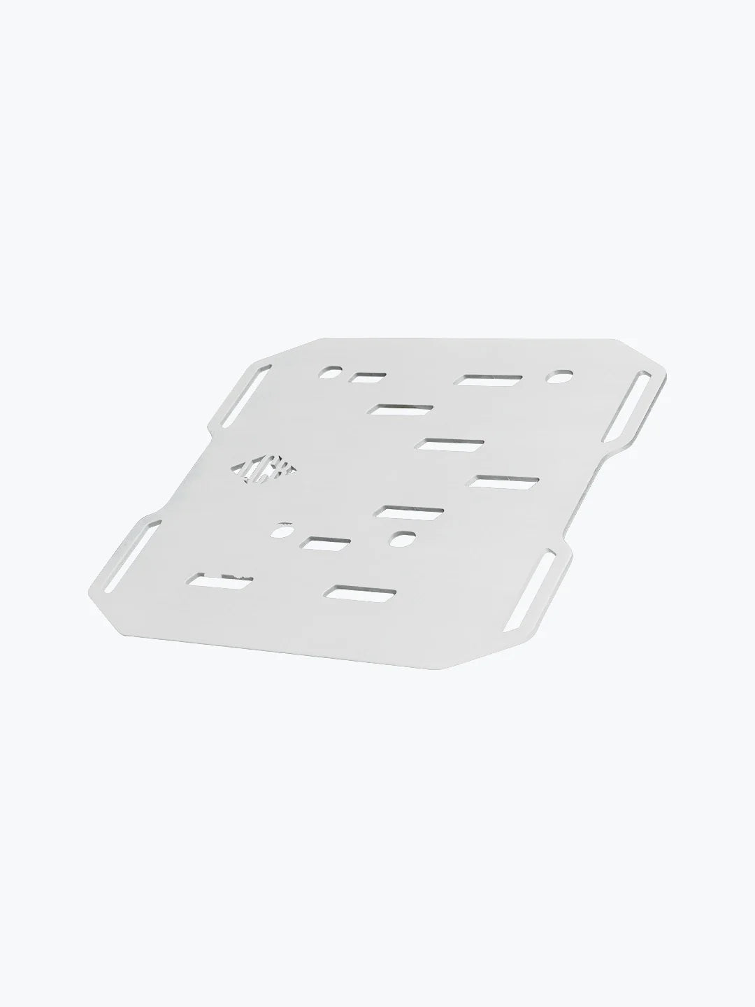 Legundary Custom Taurus Carrier Plate for Royal Enfield Super Meteor 650 silver aluminium luggage mount
