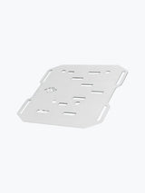 Legundary Custom Taurus Carrier Plate for Royal Enfield Super Meteor 650 silver aluminium luggage mount