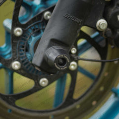 Mototorque fork sliders Royal Enfield Guerrilla 450 front axle protection