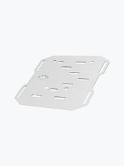 Legundary Custom Taurus Carrier Plate for Royal Enfield Super Meteor 650 silver aluminium luggage mount