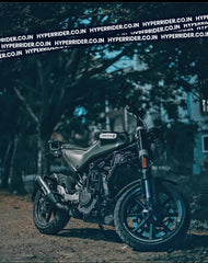 Hyperrider Crash Guard for Husqvarna Svartpilen 250 and Vitpilen 250 with CNC Delrin Frame Sliders
