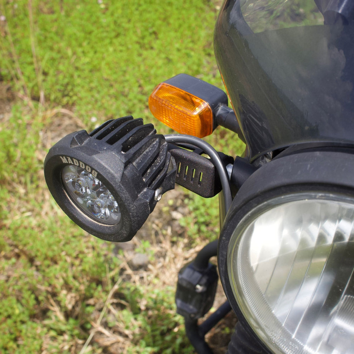 Auto Engina Fog Light Clamp/Mount V2.0 for Royal Enfield Himalayan 411 | Black Auxiliary Light Bracket