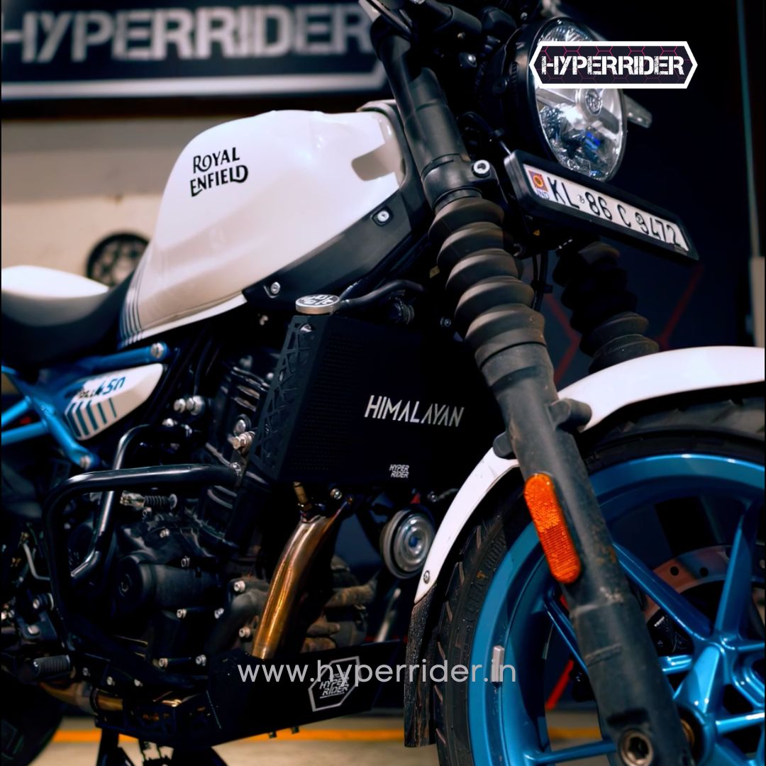 Hyperrider Honeycomb Radiator Guard for Royal Enfield Guerrilla 450 and Himalayan 450