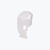 Legundary Custom BMW F900GS vambrace bash plate aluminium silver engine sump guard skid plate