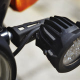 Auto Engina Fog Light Clamp/Mount V2.0 for Royal Enfield Himalayan 411 | Black Auxiliary Light Bracket