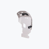 Legundary Custom BMW F900GS vambrace bash plate aluminium silver engine sump guard skid plate