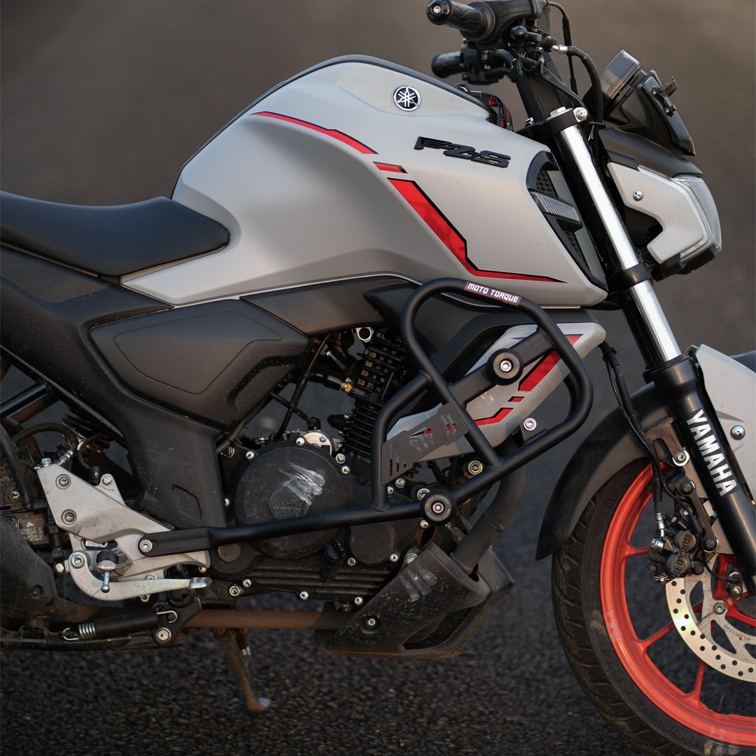 Moto Torque Crash Guard with 4 Sliders for Yamaha FZS V3 V4