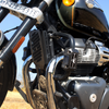 Auto Engina Crash Guard with Built-In Polyamide Slider for Royal Enfield Super Meteor 650 Gloss Black 27mm Mild Steel