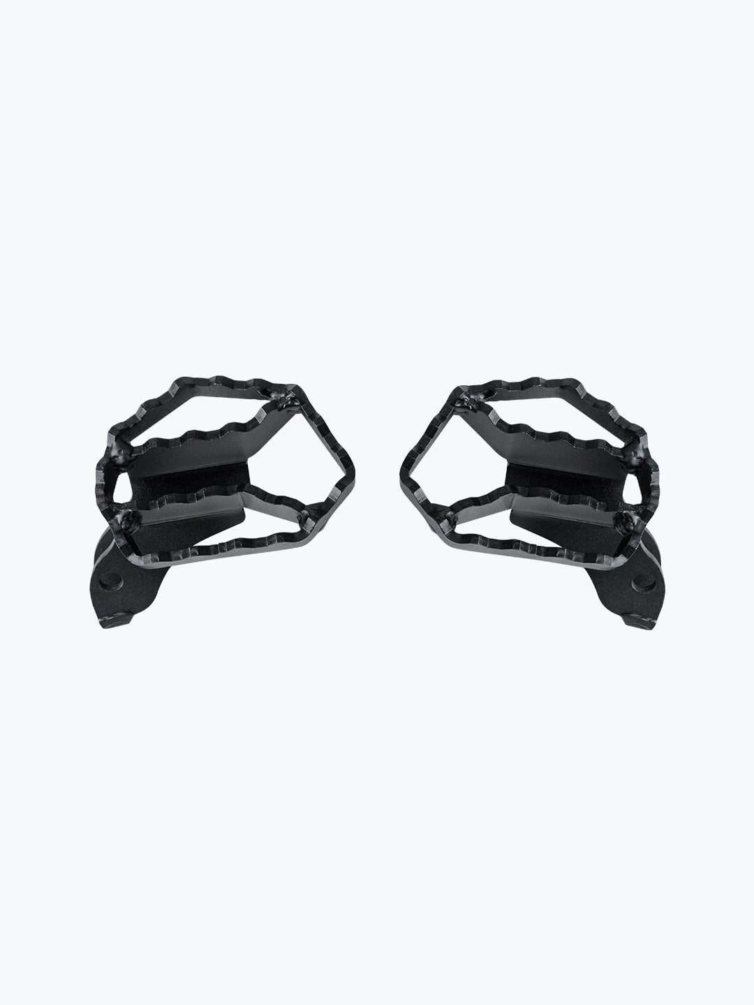 Legundary Custom RallyTrek Footrest Pair for Hero Xpulse 200 4V black powder coated mild steel wide foot pegs