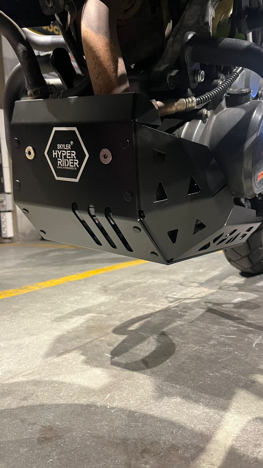 Hyperrider Bash Plate for KTM Adventure 250 and Adventure 390 4mm Aluminium Engine Guard