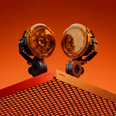 LGP DK-90S 170W LED spotlight with yellow filter for bike and car waterproof auxiliary fog light dual beam