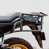 Legundary Custom Honda Transalp 750 Fort Knox Saddle Stay Black Side Box Mount Mild Steel