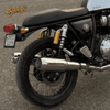 Rhino Racing Grenade V5 chrome stainless steel exhaust for Royal Enfield Interceptor 650