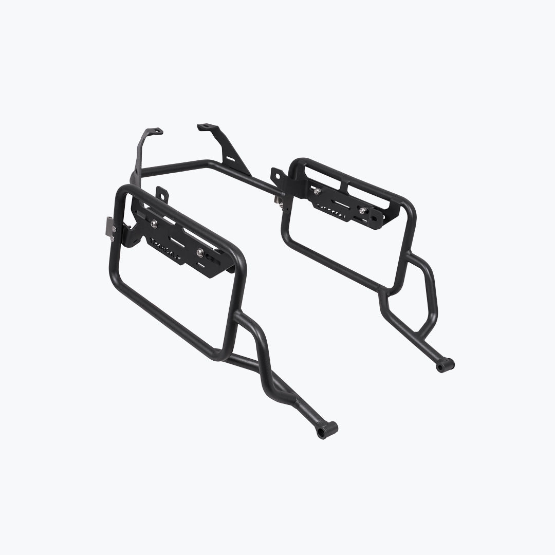 Legundary Custom Honda Transalp 750 Fort Knox Saddle Stay Black Side Box Mount Mild Steel