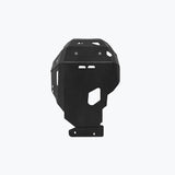 Legundary Custom BMW F900GS vambrace bash plate black aluminium engine sump guard skid plate