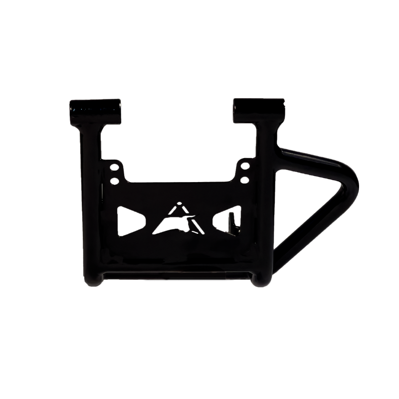 Auto Engina Engine Guard for Royal Enfield Hunter 350 | 22mm Mild Steel | 5mm Brackets | Gloss Black