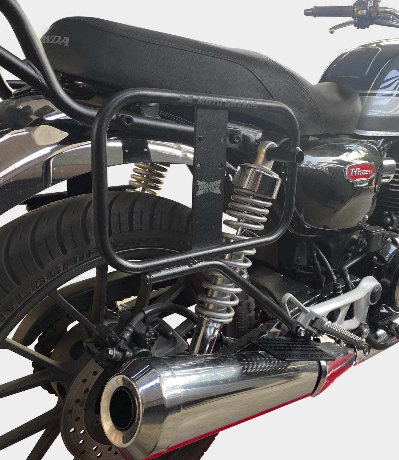 Moto Torque heavy duty saddle stay for Honda H’ness CB350 touring luggage support accessory
