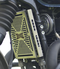 Moto Torque stainless steel radiator guard for Royal Enfield Interceptor 650 and Continental GT 650 heavy duty radiator protection accessory