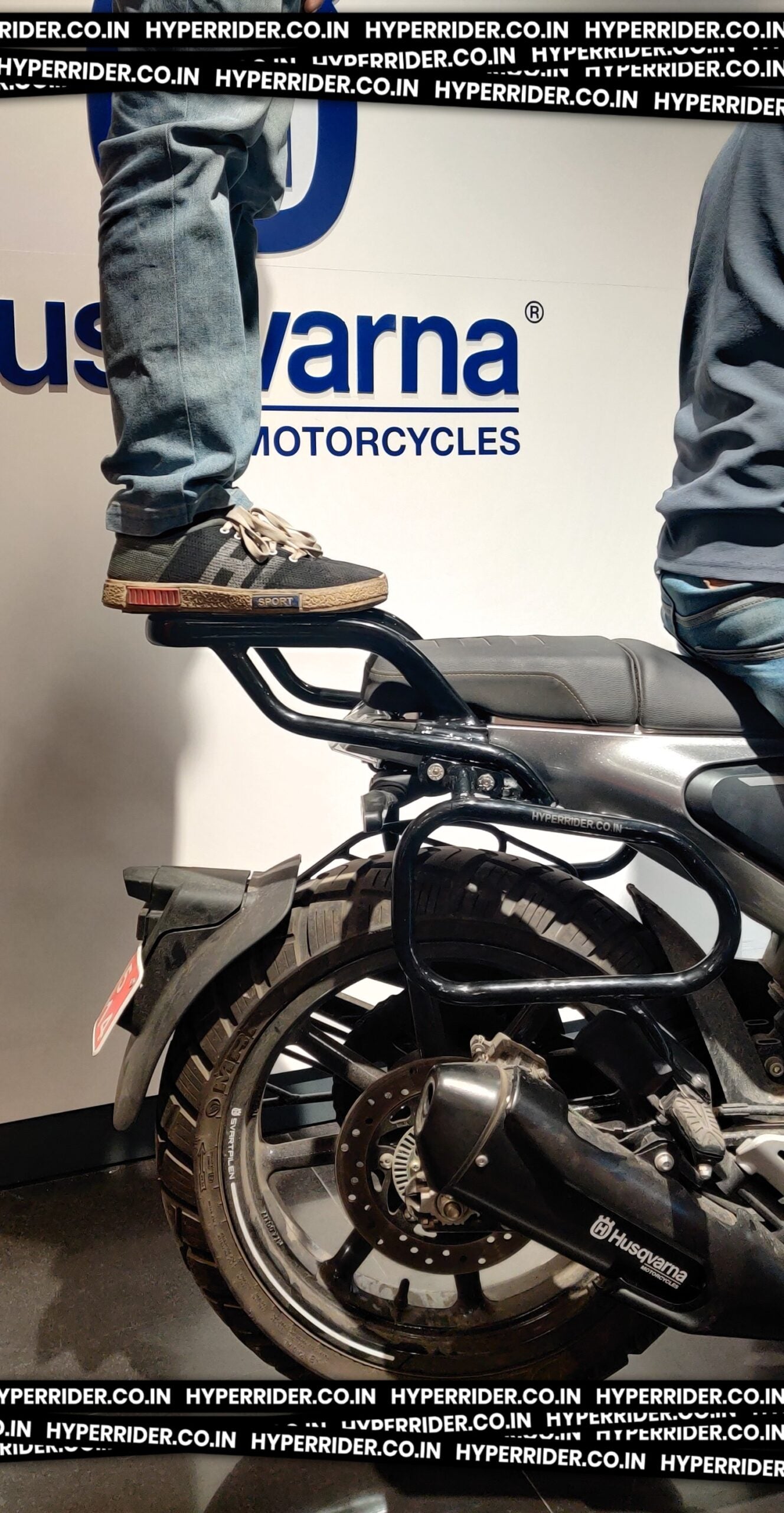 Hyperrider Top Rack Type 2 for Husqvarna Svartpilen and Vitpilen Universal Top Box Carrier