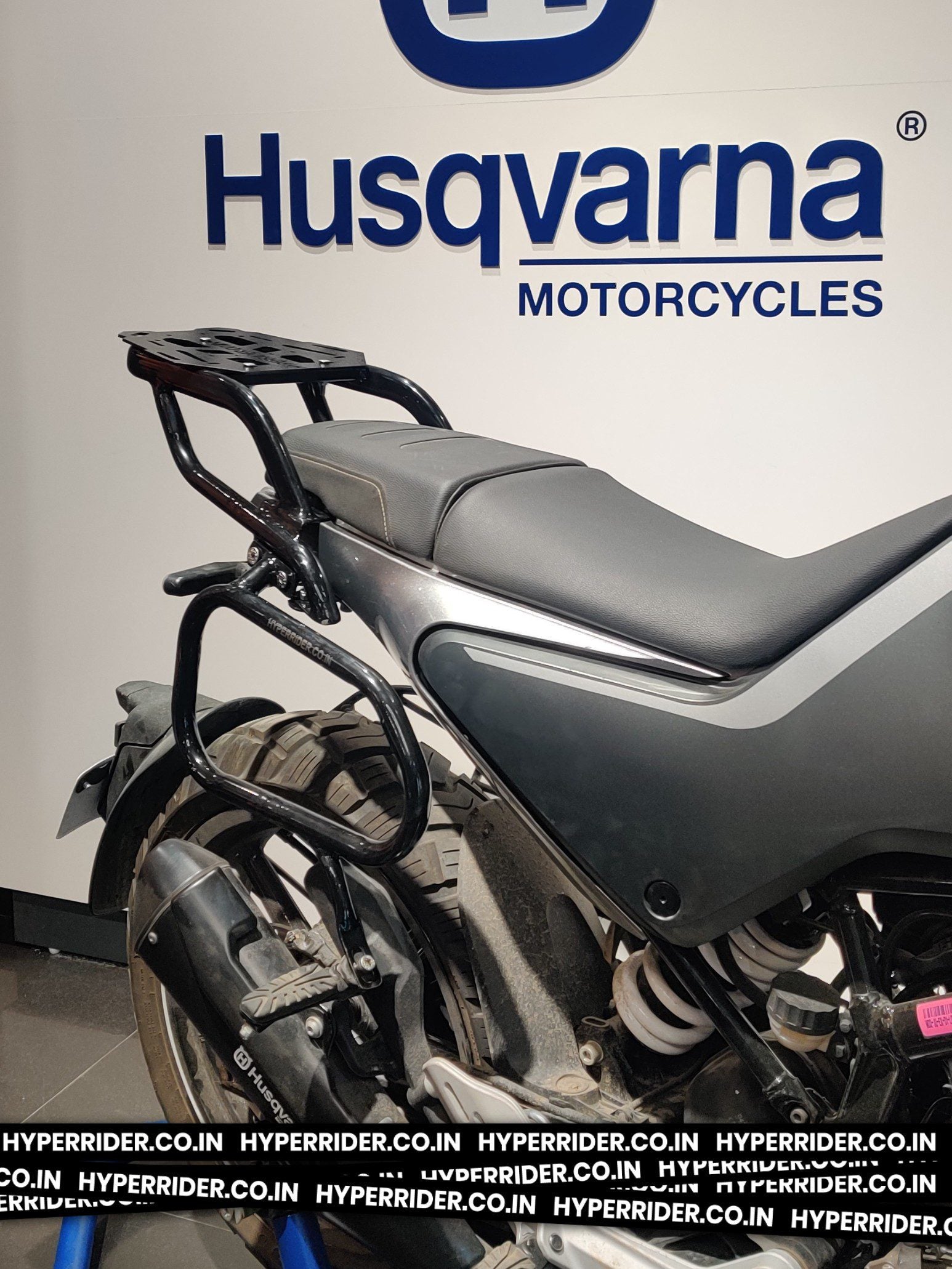 Hyperrider Top Rack Type 2 for Husqvarna Svartpilen and Vitpilen Universal Top Box Carrier