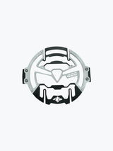Legundary Custom Cosmic headlight grill for Triumph Scrambler 400 X black silver mild steel aluminium protector