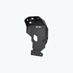 Legundary Custom BMW F900GS vambrace bash plate black aluminium engine sump guard skid plate