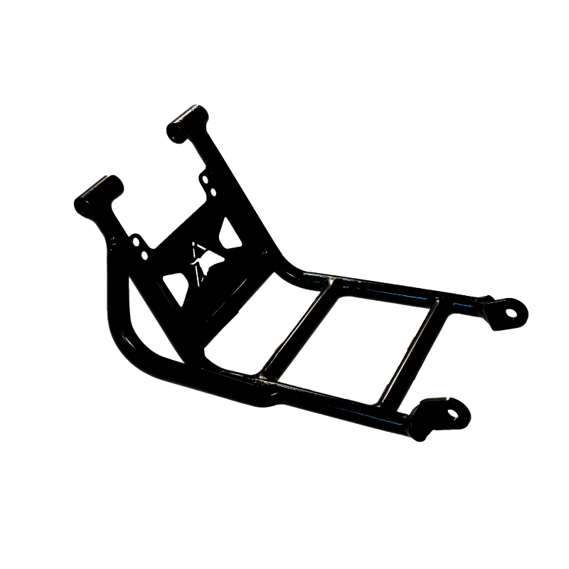 Auto Engina Engine Guard for Royal Enfield Hunter 350 | 22mm Mild Steel | 5mm Brackets | Gloss Black