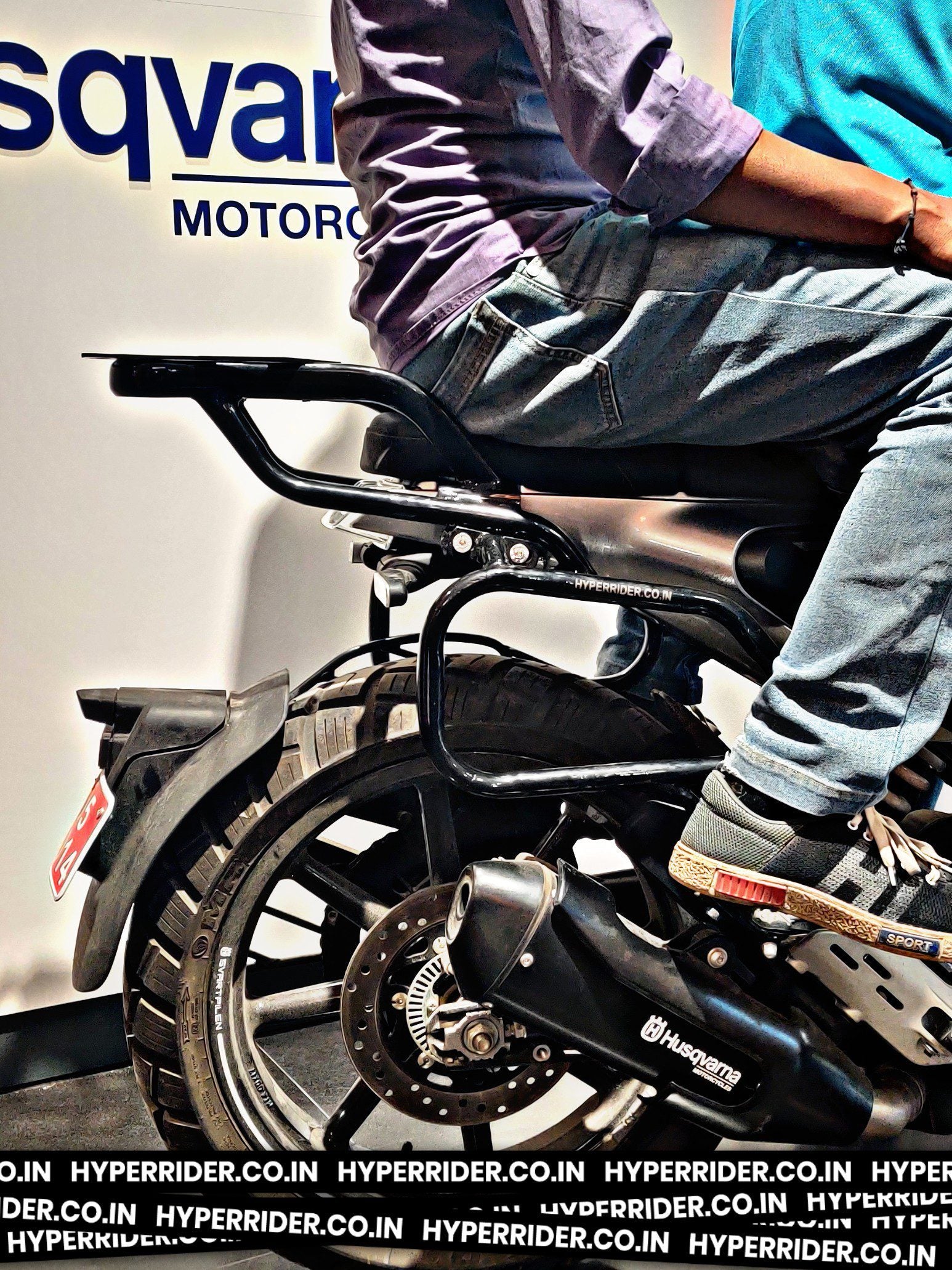 Hyperrider Top Rack Type 2 for Husqvarna Svartpilen and Vitpilen Universal Top Box Carrier