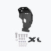 Legundary Custom BMW F900GS vambrace bash plate black aluminium engine sump guard skid plate